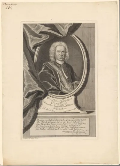 Portret van Daniel Christian Bernhardi