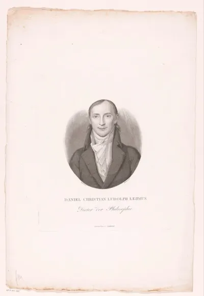 Portret van Daniel Christian Ludolf Lehmus