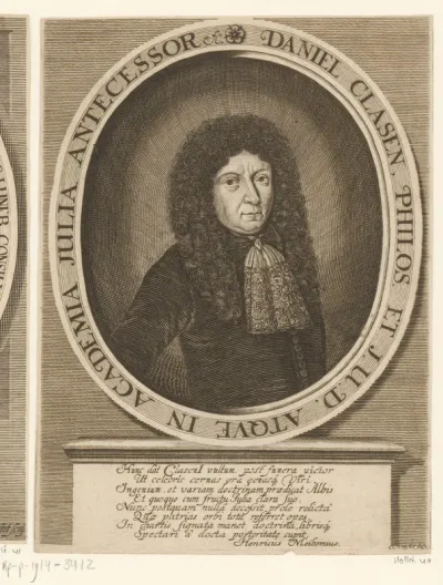 Portret van Daniel Clasen