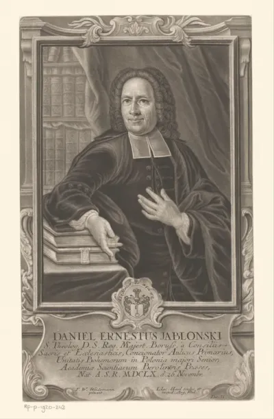 Portret van Daniel Ernst Jablonski