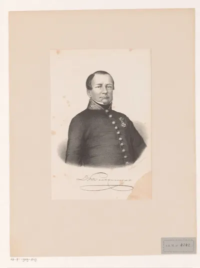 Portret van Daniël François Willem Pietermaat