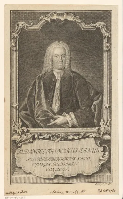 Portret van Daniel Friedrich Jahn