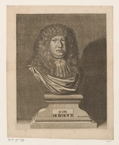 Portret van Daniel Georg Morhof