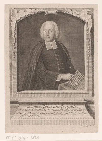 Portret van Daniel Heinrich Arnoldt