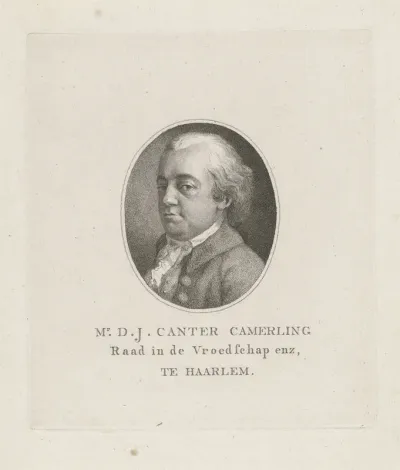 Portret van Daniël Jacobus Canter Camerling