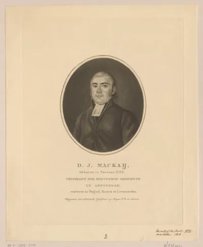 Portret van Daniël Johannes Mackay
