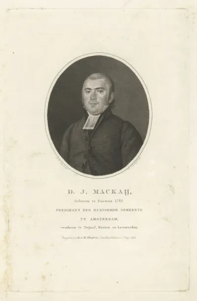 Portret van Daniël Johannes Mackay