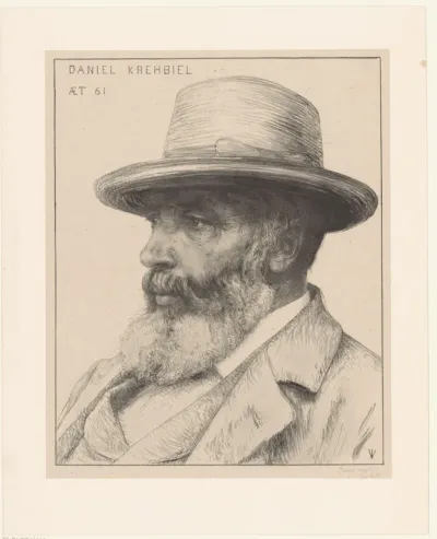 Portret van Daniel Krehbiel