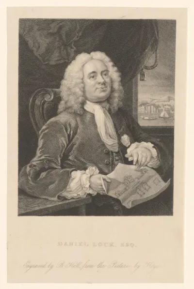 Portret van Daniel Lock