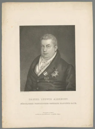 Portret van Daniel Ludwig Albrecht