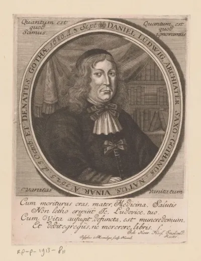 Portret van Daniel Ludwig Archiater