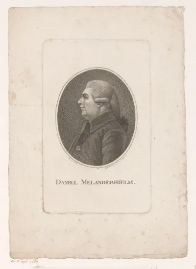 Portret van Daniel Melander af Melanderhielm