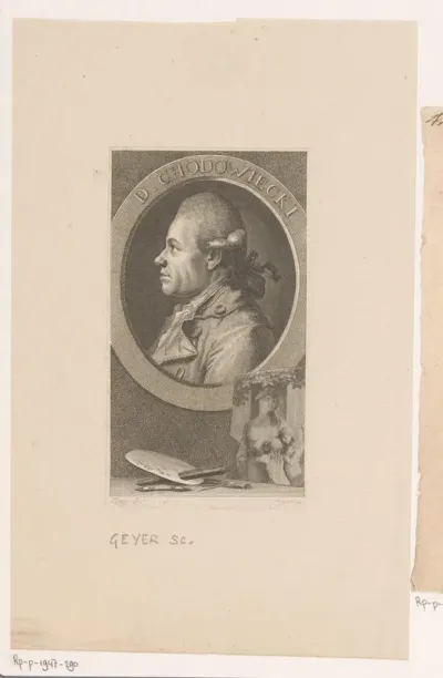 Portret van Daniel Nikolaus Chodowiecki