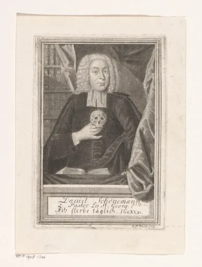 Portret van Daniel Schönemann