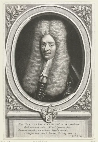 Portret van Daniel Schrader