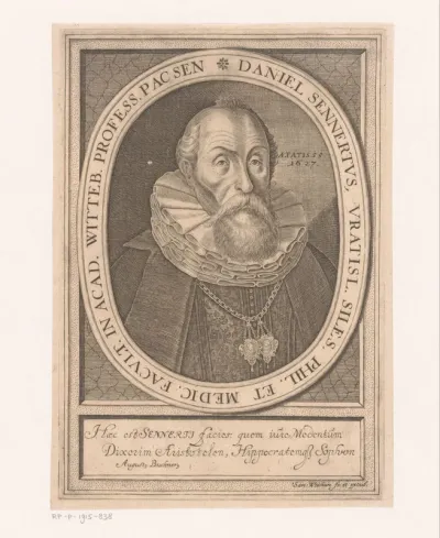 Portret van Daniel Sennert