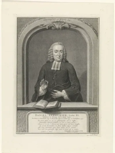 Portret van Daniel Serrurier