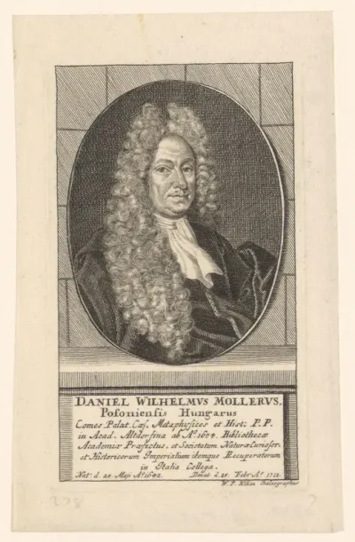 Portret van Daniel Wilhelm Moller