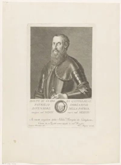 Portret van Dante Castiglione