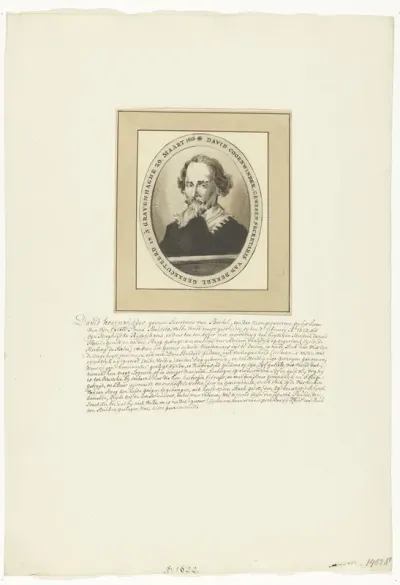 Portret van David Coorenwinder, 1623