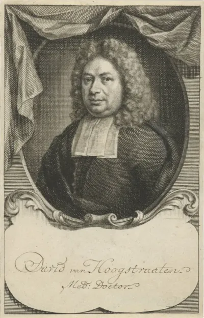 Portret van David Fransz. van Hoogstraten