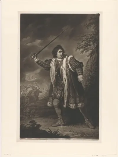 Portret van David Garrick als Richard III, koning van Engeland