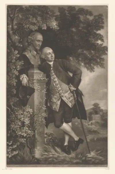 Portret van David Garrick