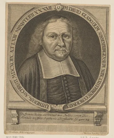 Portret van David Gladow op 63-jarige leeftijd