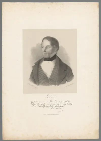 Portret van David Hansemann