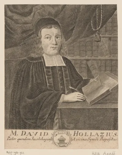 Portret van David Hollaz