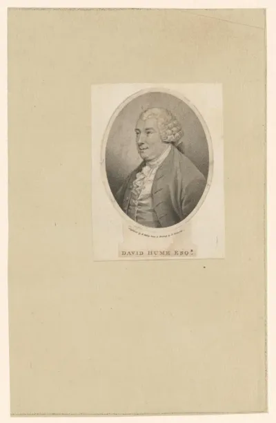 Portret van David Hume