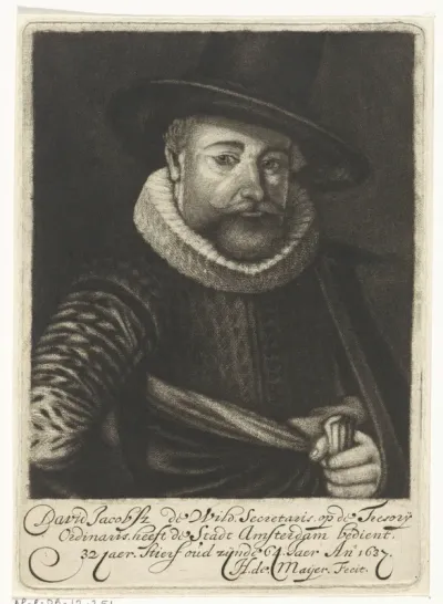 Portret van David Jacobsz. de Wildt