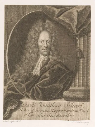 Portret van David Jonathan Scharff