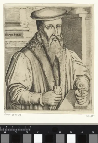 Portret van David Jorisz.