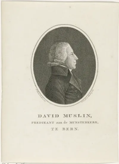 Portret van David Müslin