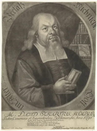 Portret van David Scharfius