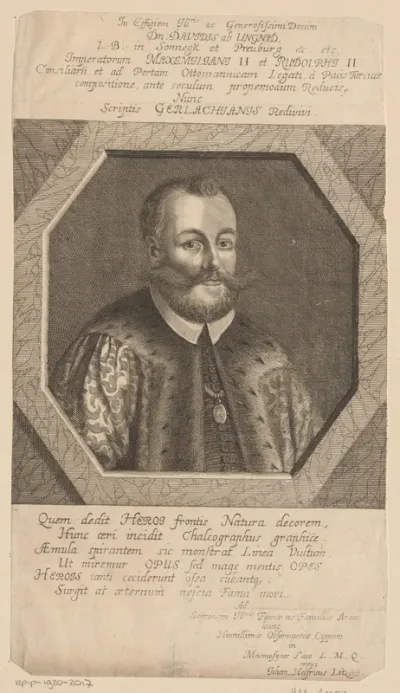 Portret van David Ungnad