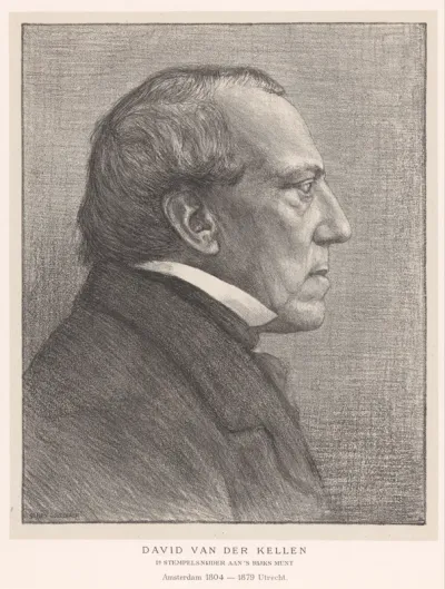 Portret van David van der Kellen