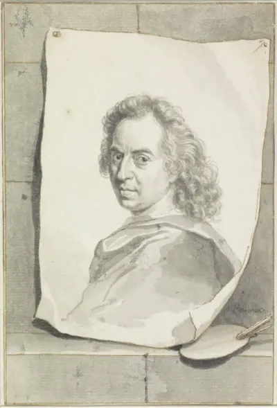 Portret van David van der Plaes