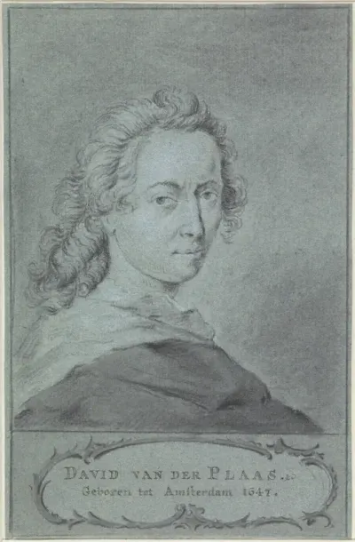 Portret van David van der Plaes