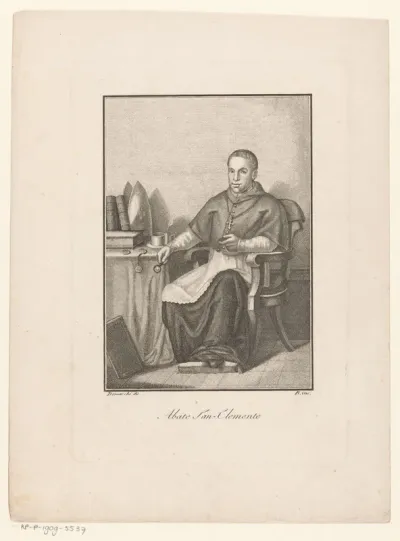 Portret van de abt van San Clemente