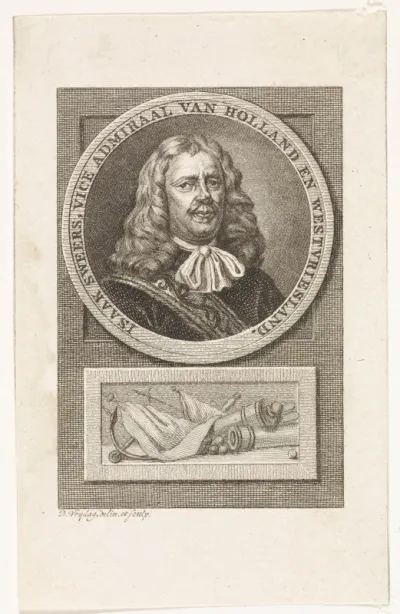Portret van de admiraal Isaac Sweers