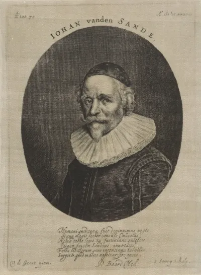 Portret van de advocaat Johan van den Sande