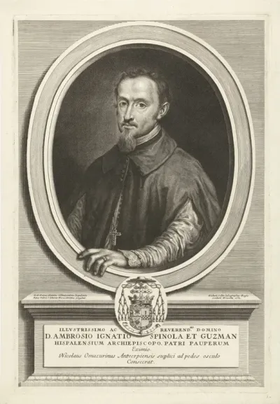 Portret van de Ambrosius Ignatius Spinola y Guzmán