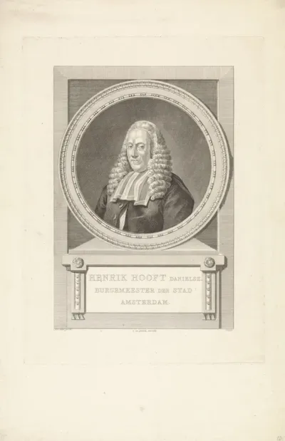 Portret van de Amsterdamse burgemeester Hendrik Danielsz Hooft