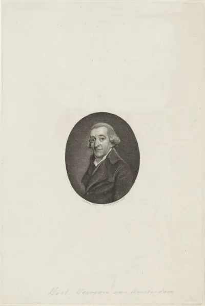 Portret van de Amsterdamse medicus Johan Rudolph Deiman
