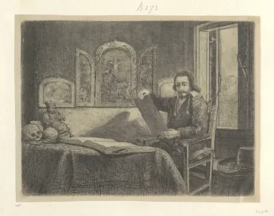Portret van de apotheker Abraham Francen