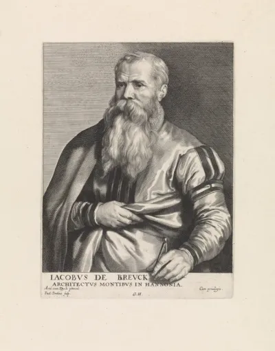 Portret van de architect Jacob de Breuck