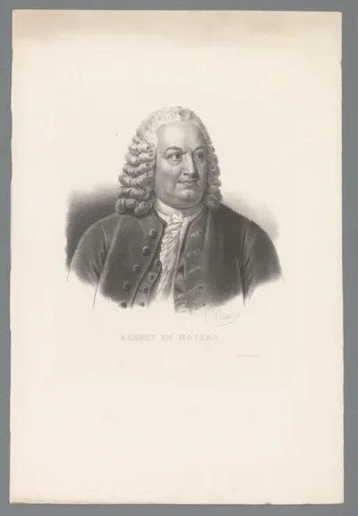 Portret van de arts Albrecht von Haller