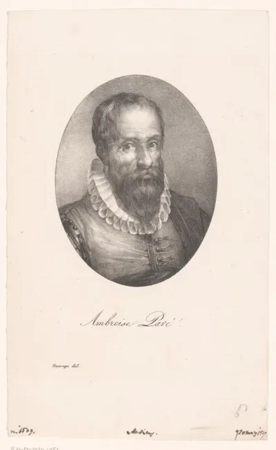 Portret van de arts Ambroise Paré